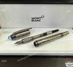 New Montblanc Starwalker SpaceBlue Fountain Pen Black Metal